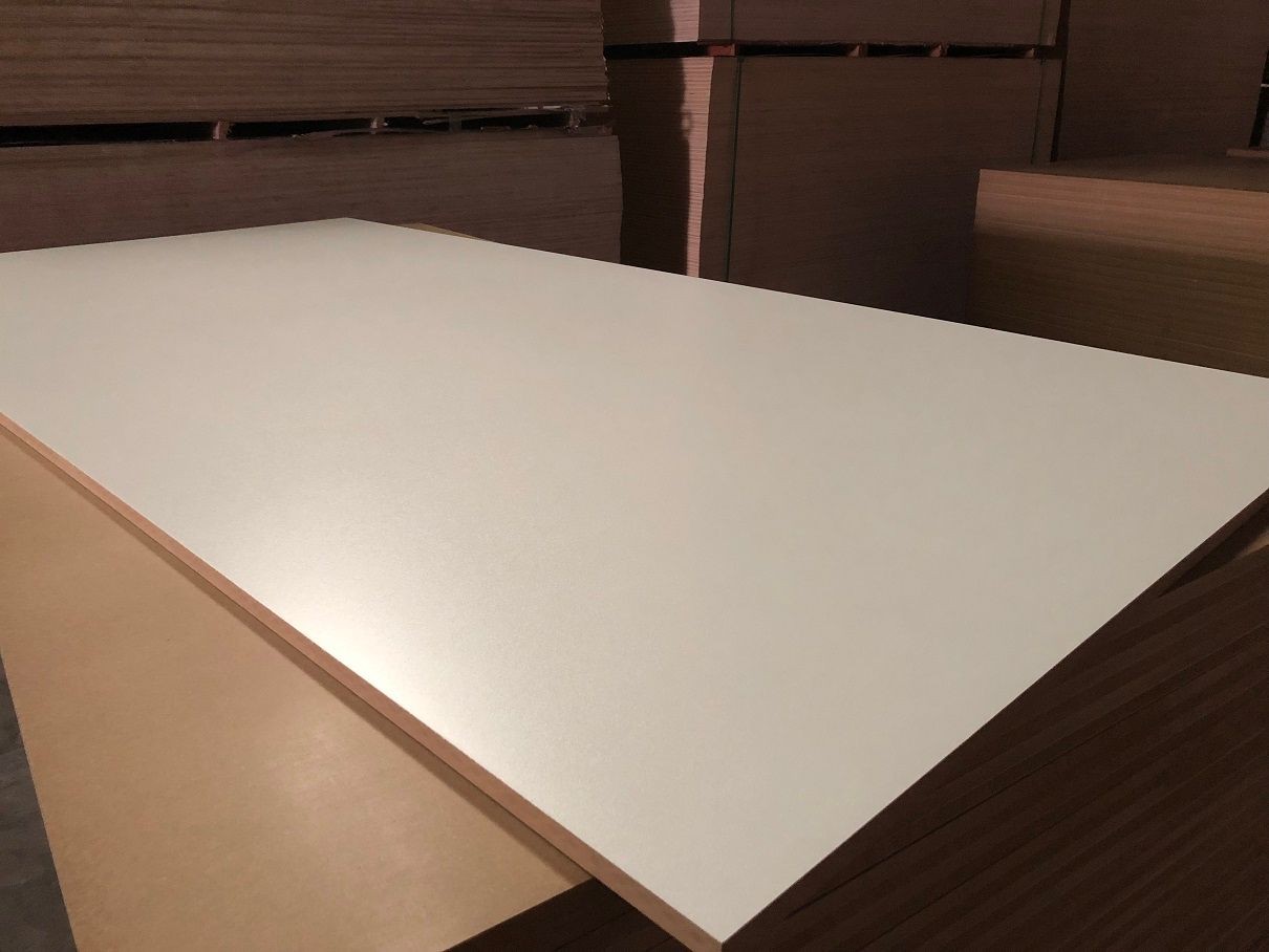 white melamine MDF